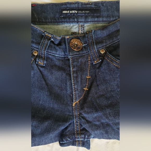 Vintage Miss Sixty Collection Y2K era, dark denim wash size 32 US - Picture 7 of 7